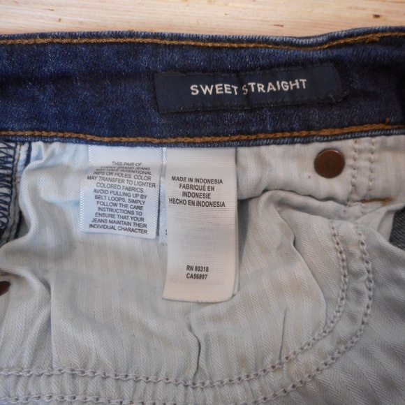 Lucky Brand Sweet Straight Women’s Jeans Size 4/27 | Dark Wash Mid Rise Regular - Picture 6 of 6